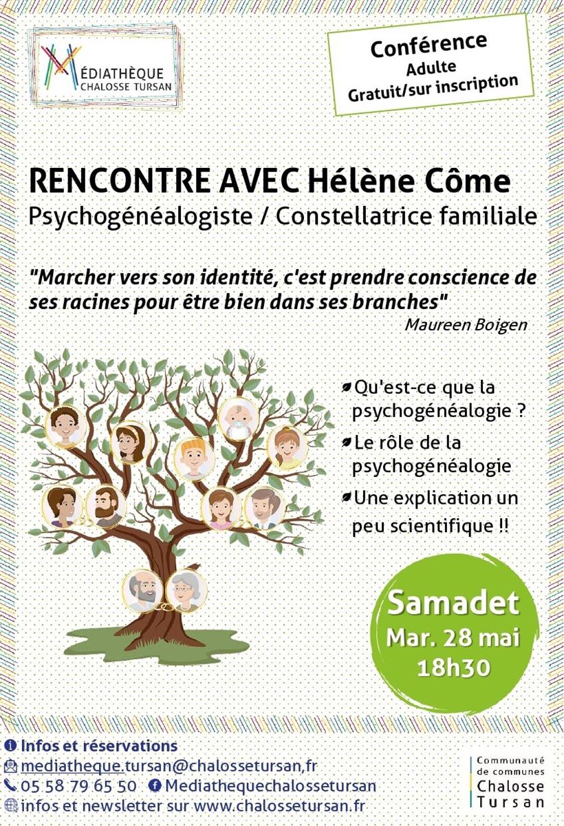 Rencontre avec Hélène Côme, Psychogénéalogiste ...