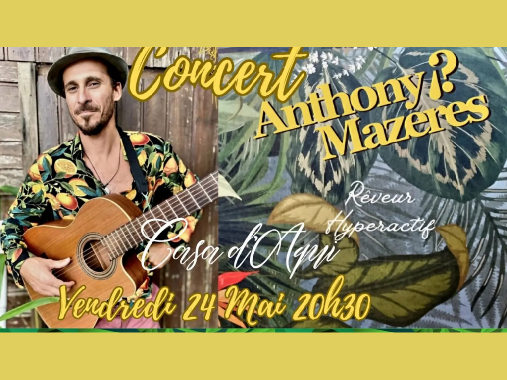 Concert Antony Mazeres