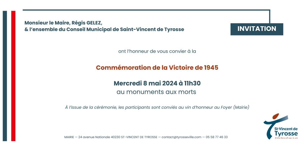 Cérémonie commémorative de la Victoire du 08 m ...