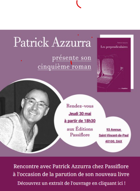 Rencontre littéraire avec Patrick Azzurra