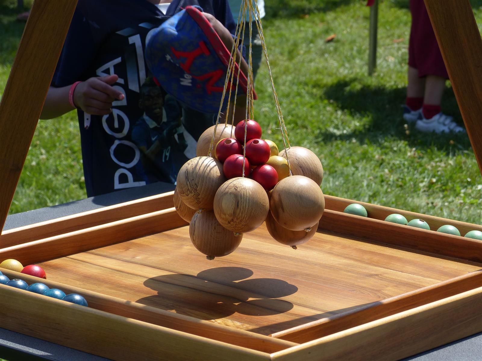 Jeux traditionnels en bois à Sanguinet