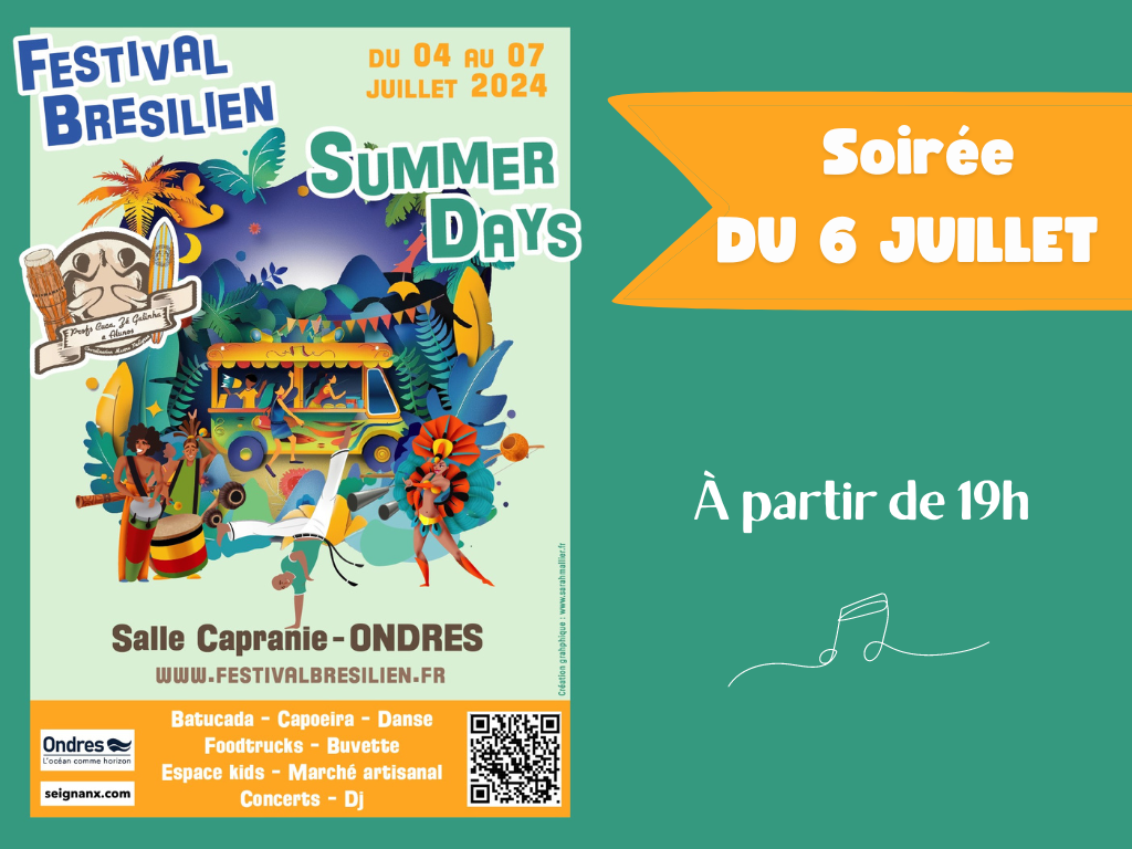 Festival summer days : SOIRÉE SAMEDI