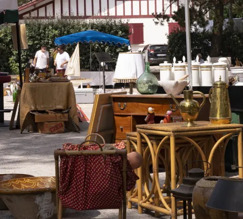 La brocante du centre-ville d'Hossegor