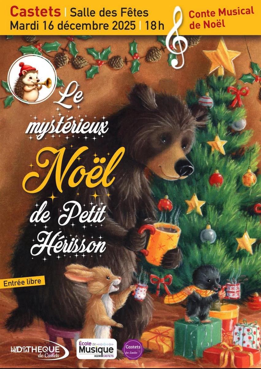 Conte "Le mystérieux Noël de Petit Hérisson"