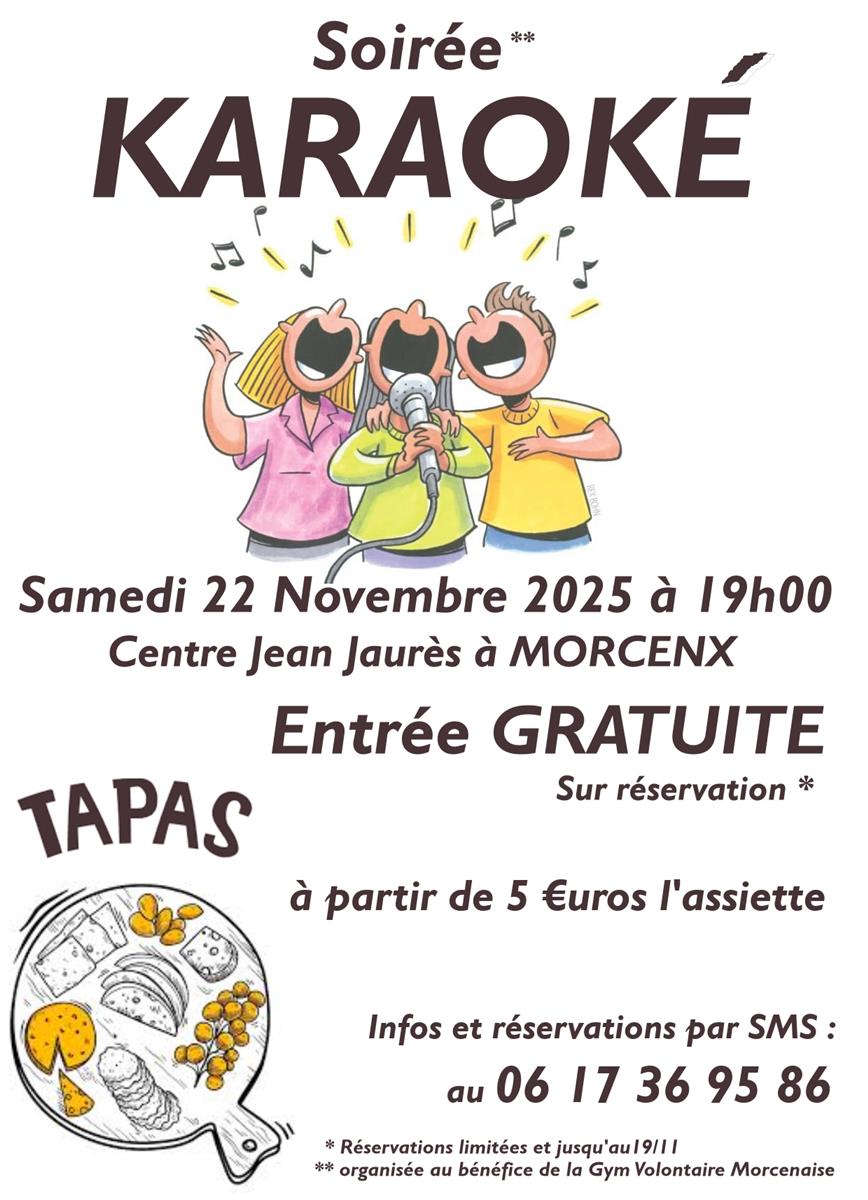 Soirée karaoké et Tapas