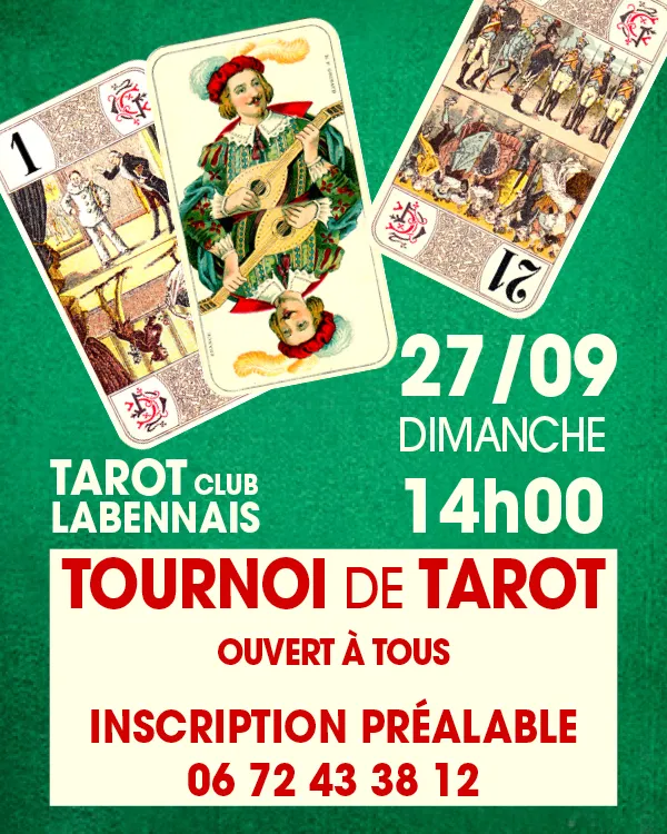 Tournoi de tarot - Crédit: Tarot Club | CC BY-NC-ND 4.0