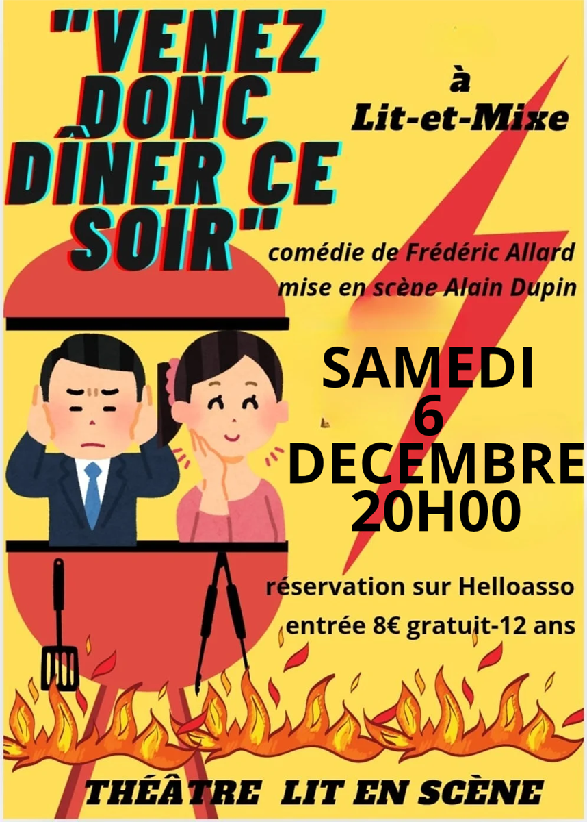 Théâtre «Venez donc dîner ce soir»