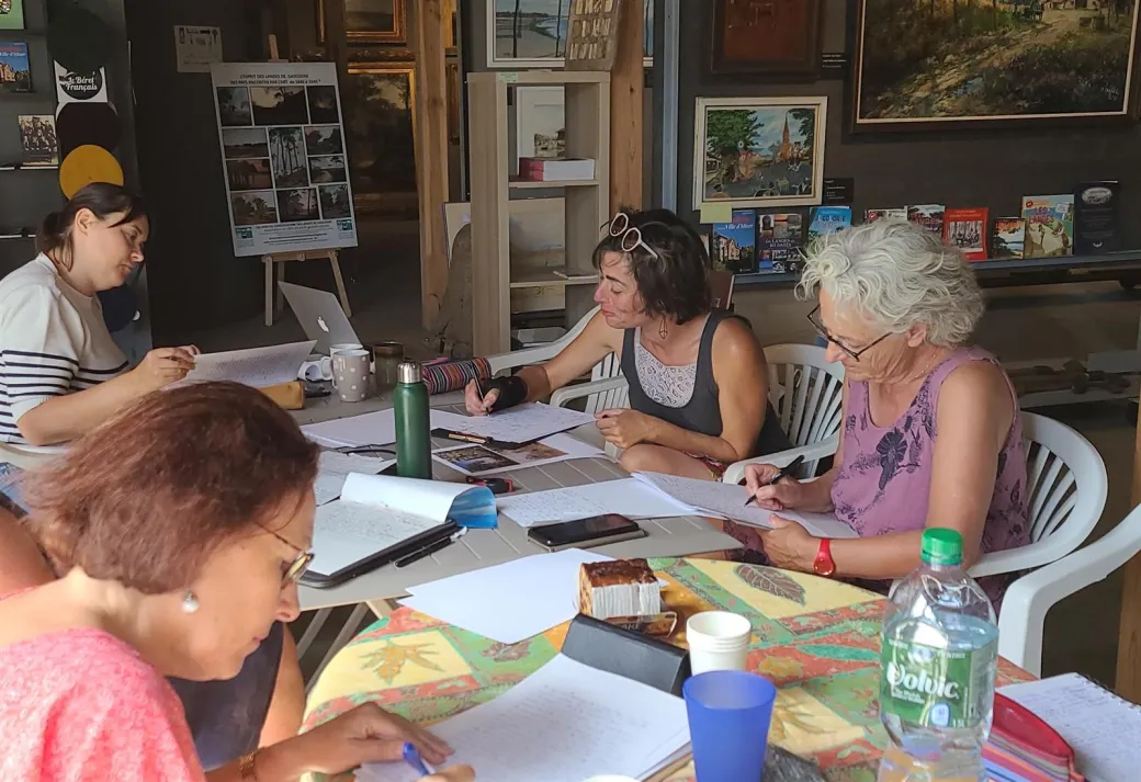 Atelier d'écriture au ... - Crédit: @conservatoire des landes de gascogne | CC BY-NC-ND 4.0