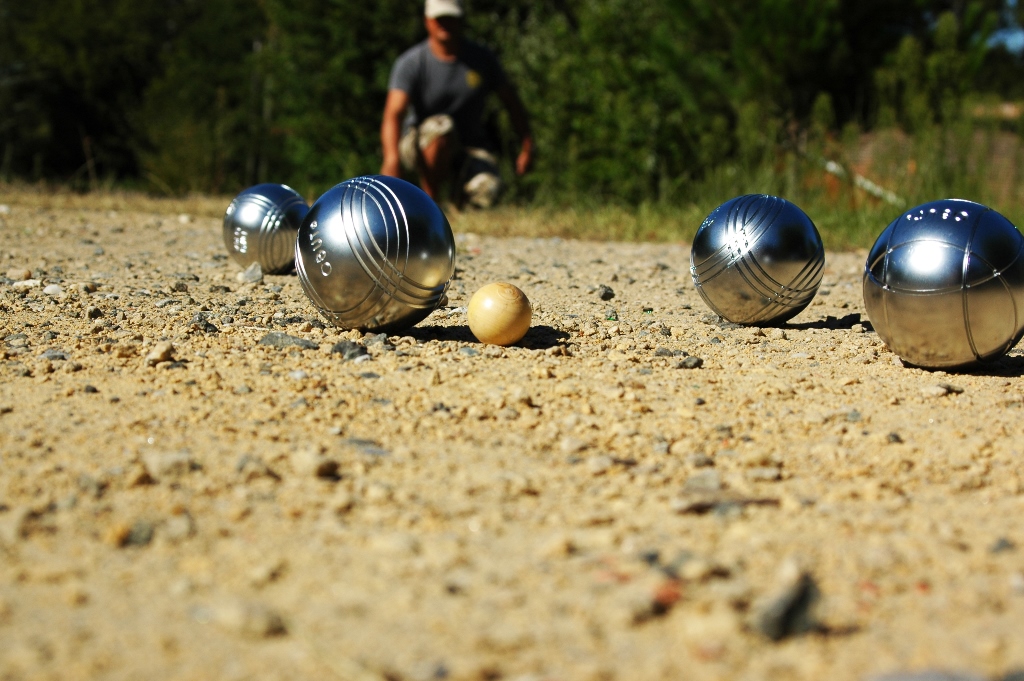 Concours de pétanque à Biscarrosse