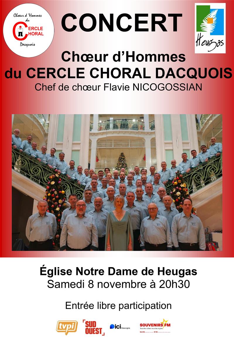 Concert par le Cercle Choral Dacquois