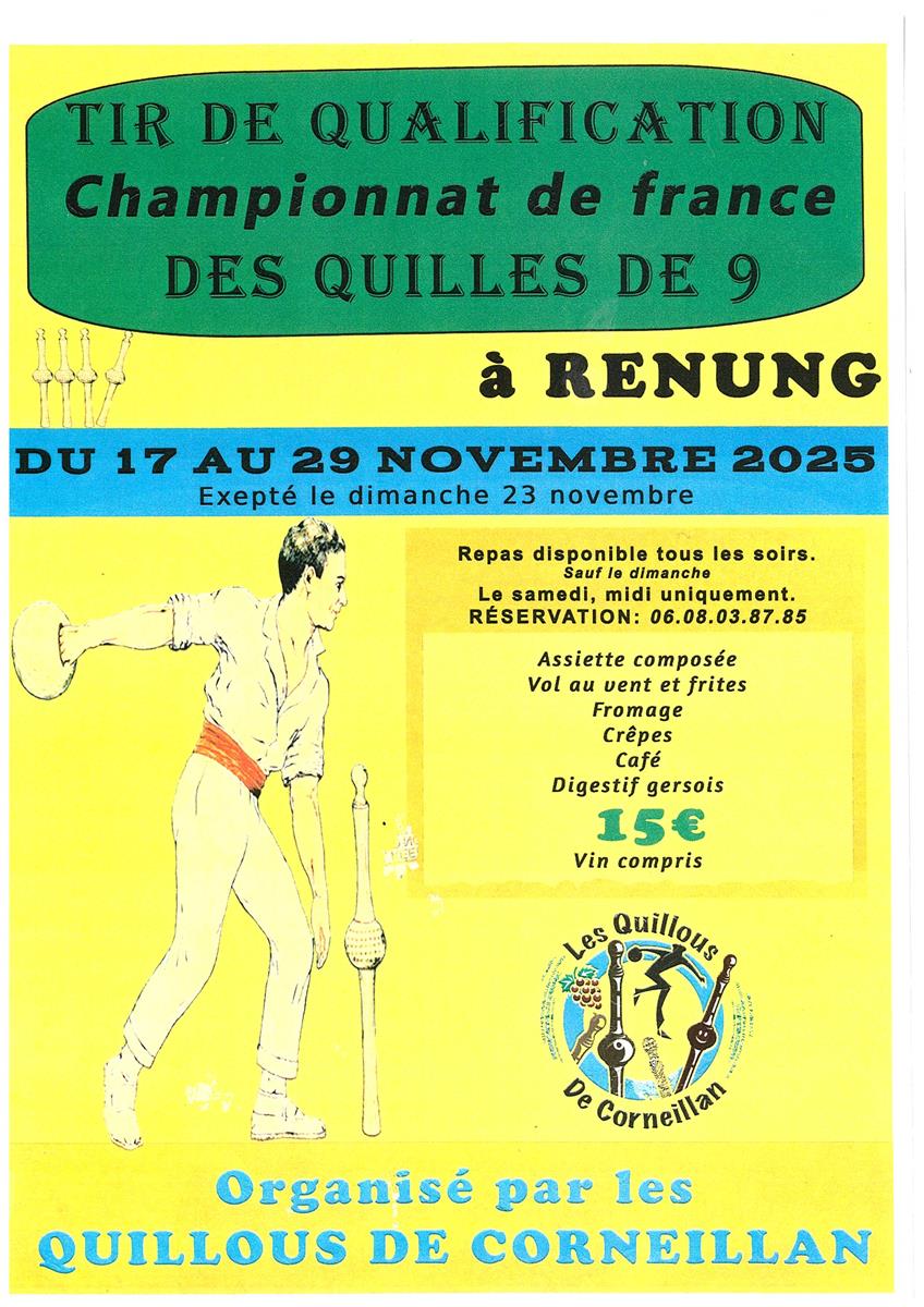 Championnat de France de quilles de 9