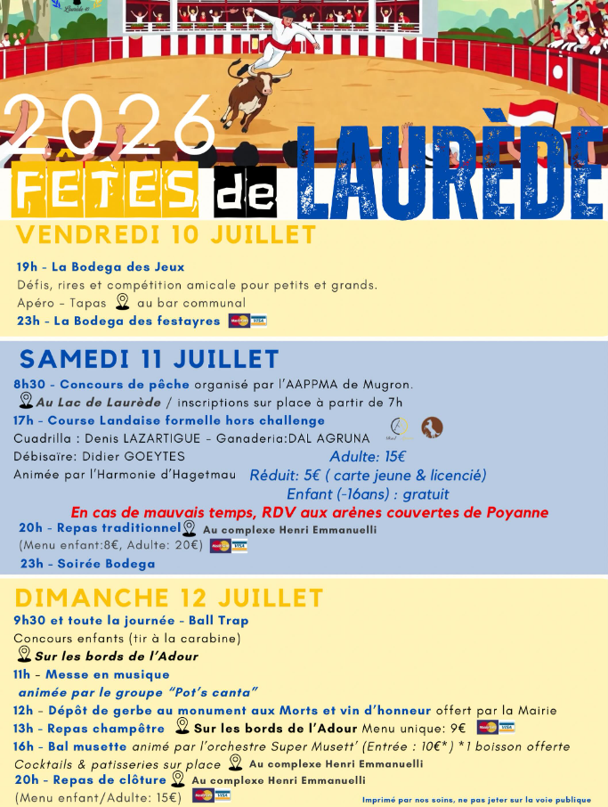 Fêtes locales de Laurède