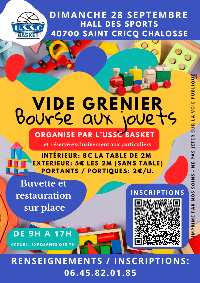 Vide grenier-Bourse aux jouets de l'USSC