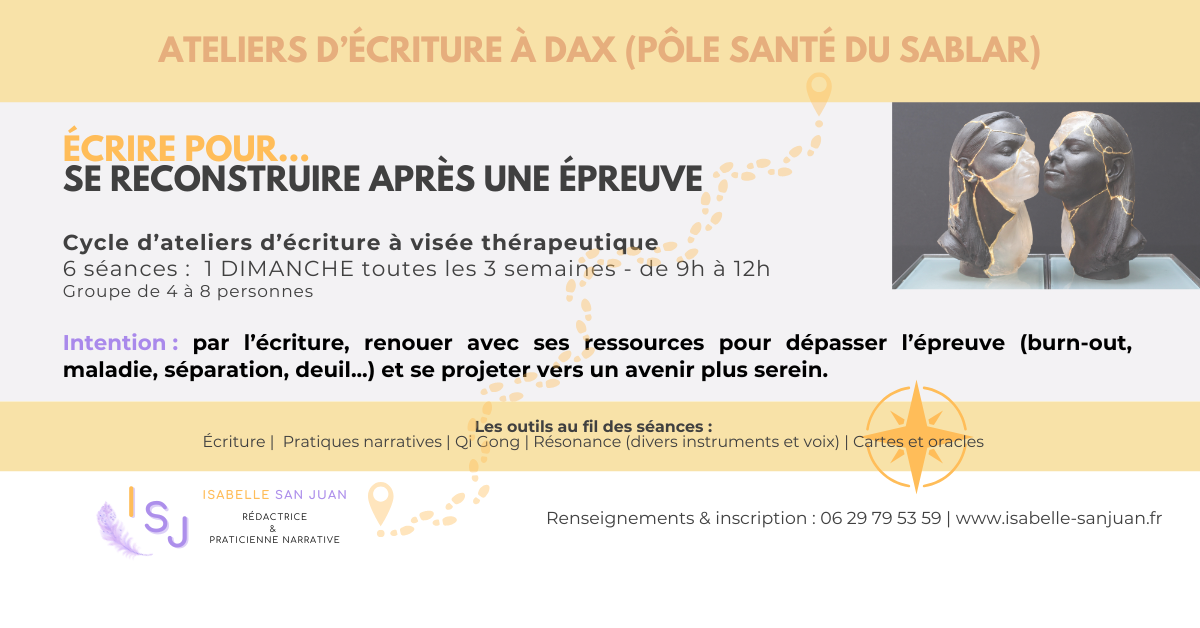 Atelier d'écriture : se reconstruire après une ...
