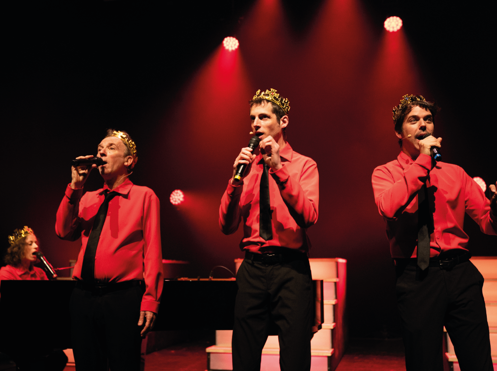 Spectacle Les Goguettes en trio mais à quatre