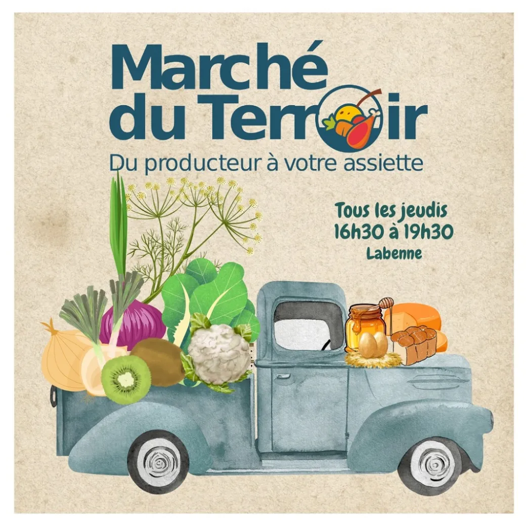 Marché de terroir -Du ... - Crédit: AMAP Labenne_marché Labenne_Landesatlantiquesud | CC BY-NC-ND 4.0