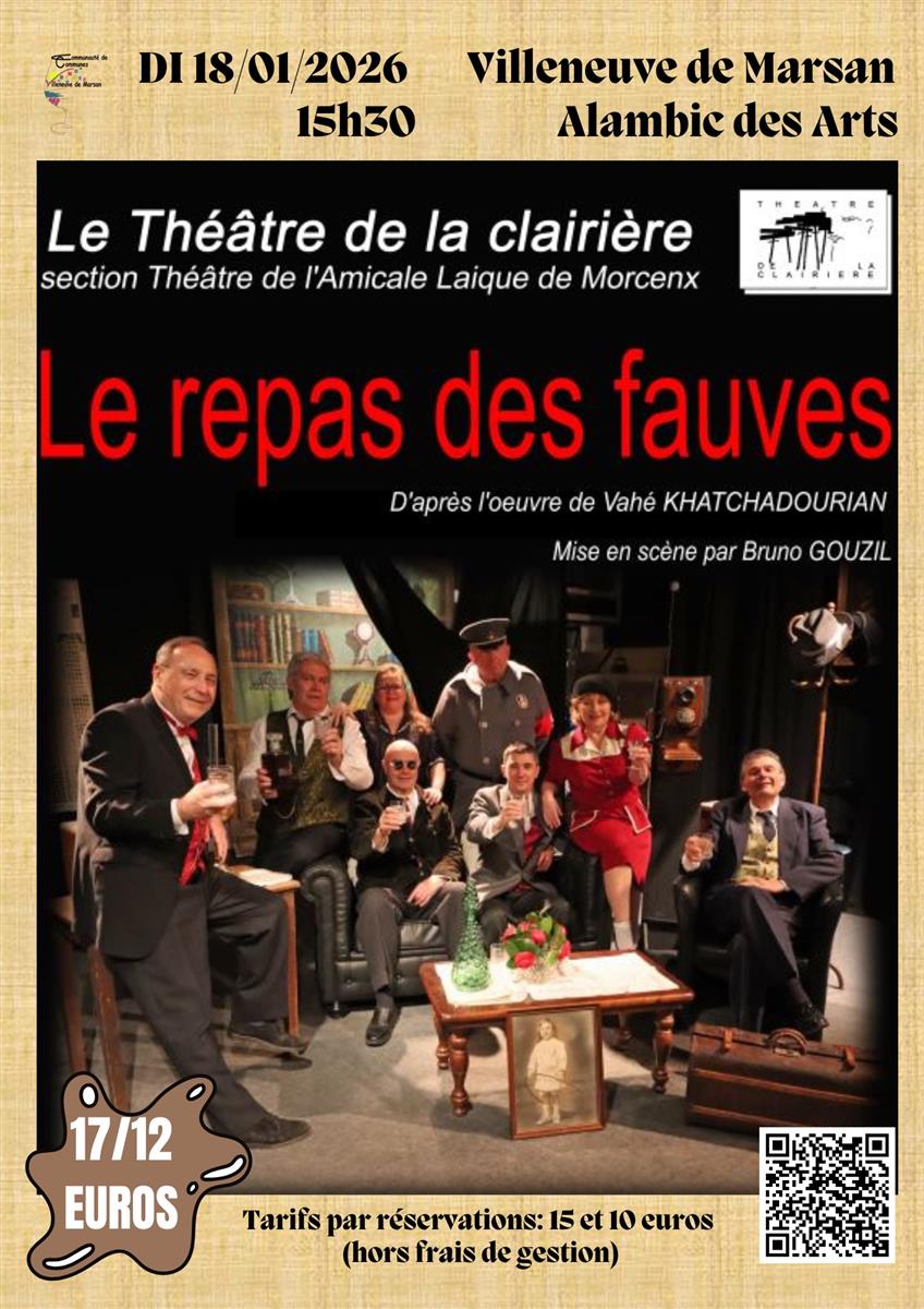 Théâtre : Le repas des fauves