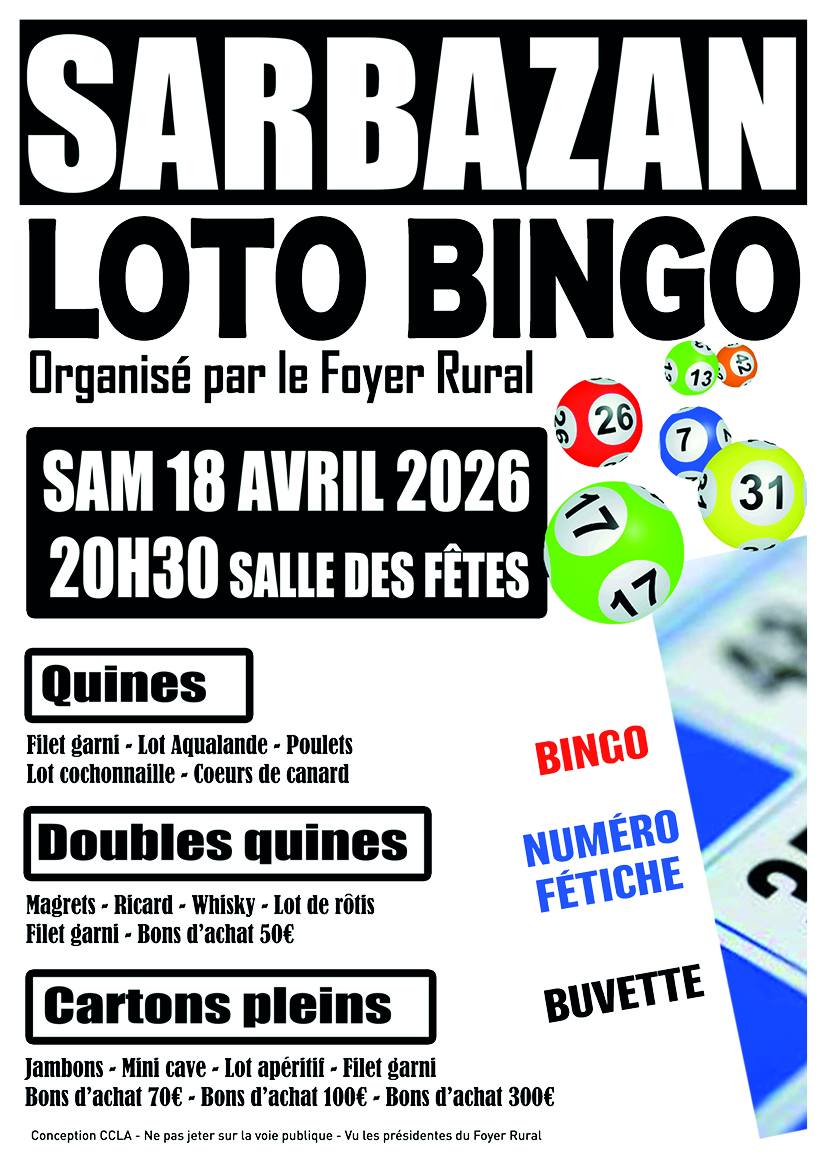 Loto du Foyer Rural