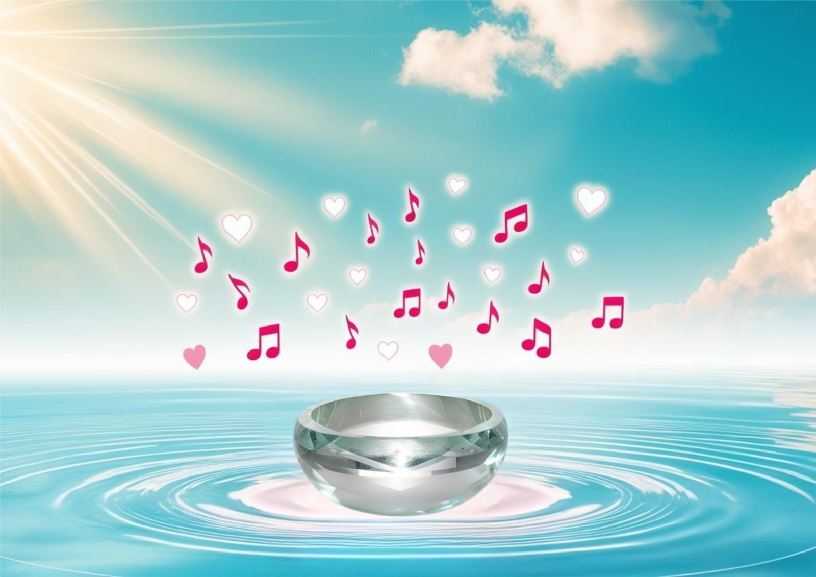 Bain sonore au cristal