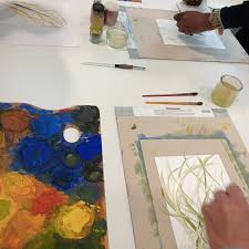 Atelier peinture sur papier Yupo