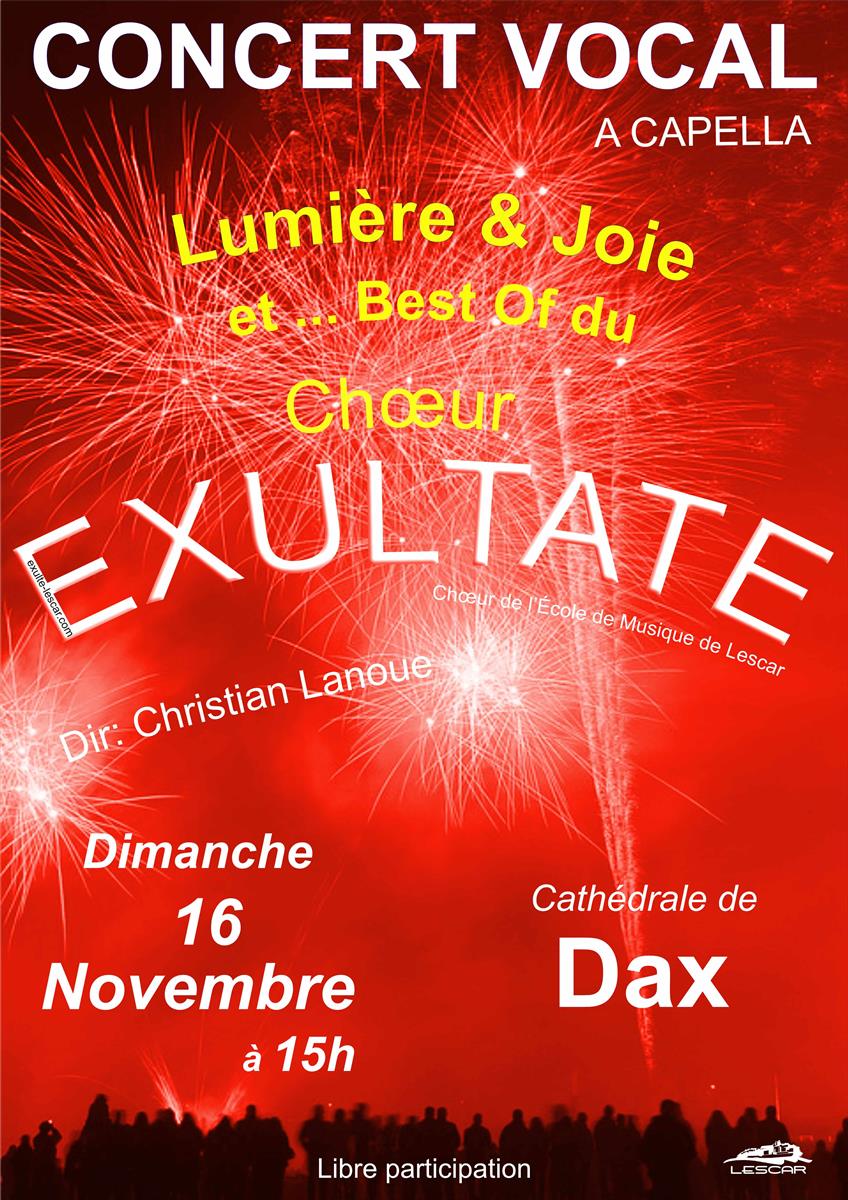 Concert choeur Exultate