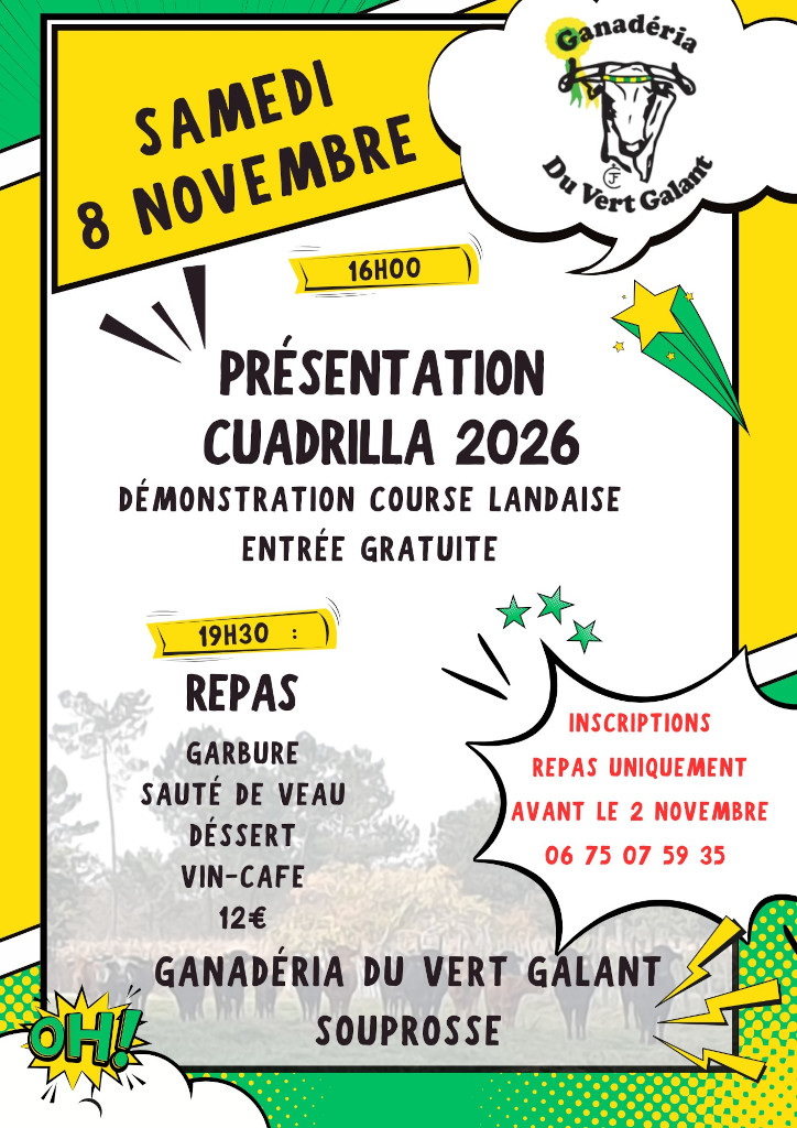 Présentation de la cuadrilla 2026 de la ganadé ...