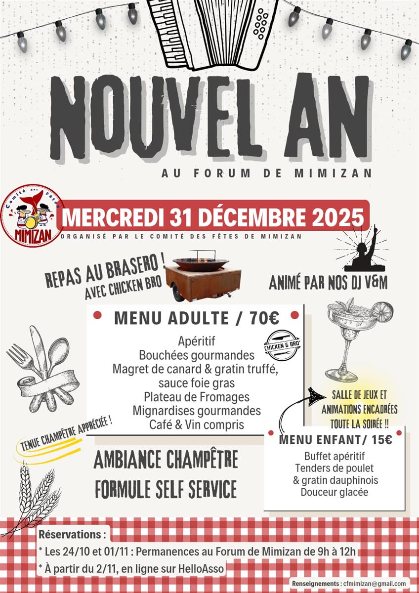 Réveillon de la Saint-Sylvestre organisé par l ...