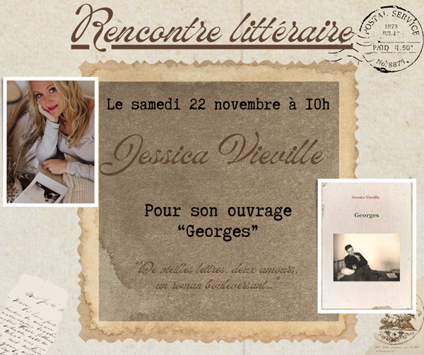 Rencontre littéraire avec Jessica Vieville