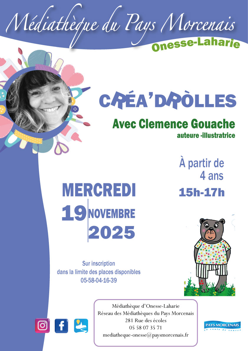 Créa'Dròlles avec Clémence Gouache