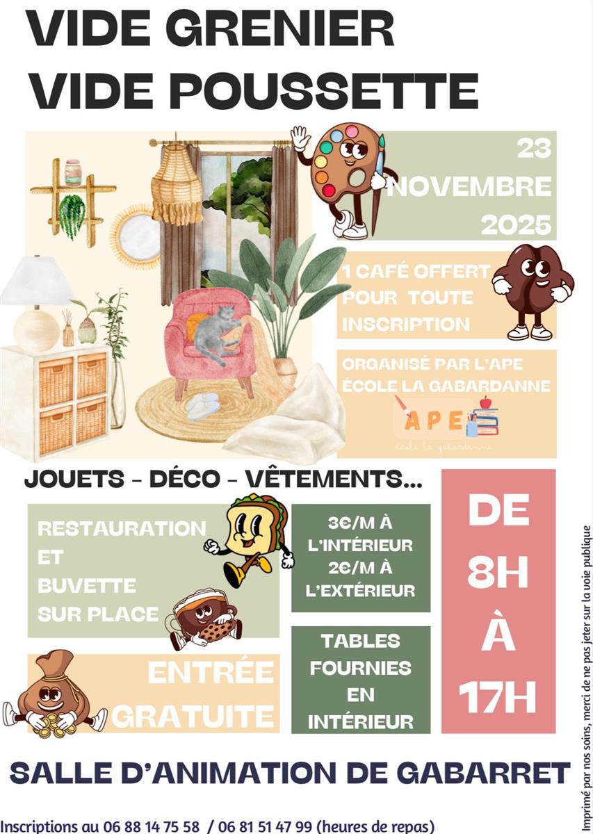 Vide grenier & Vide poussettes