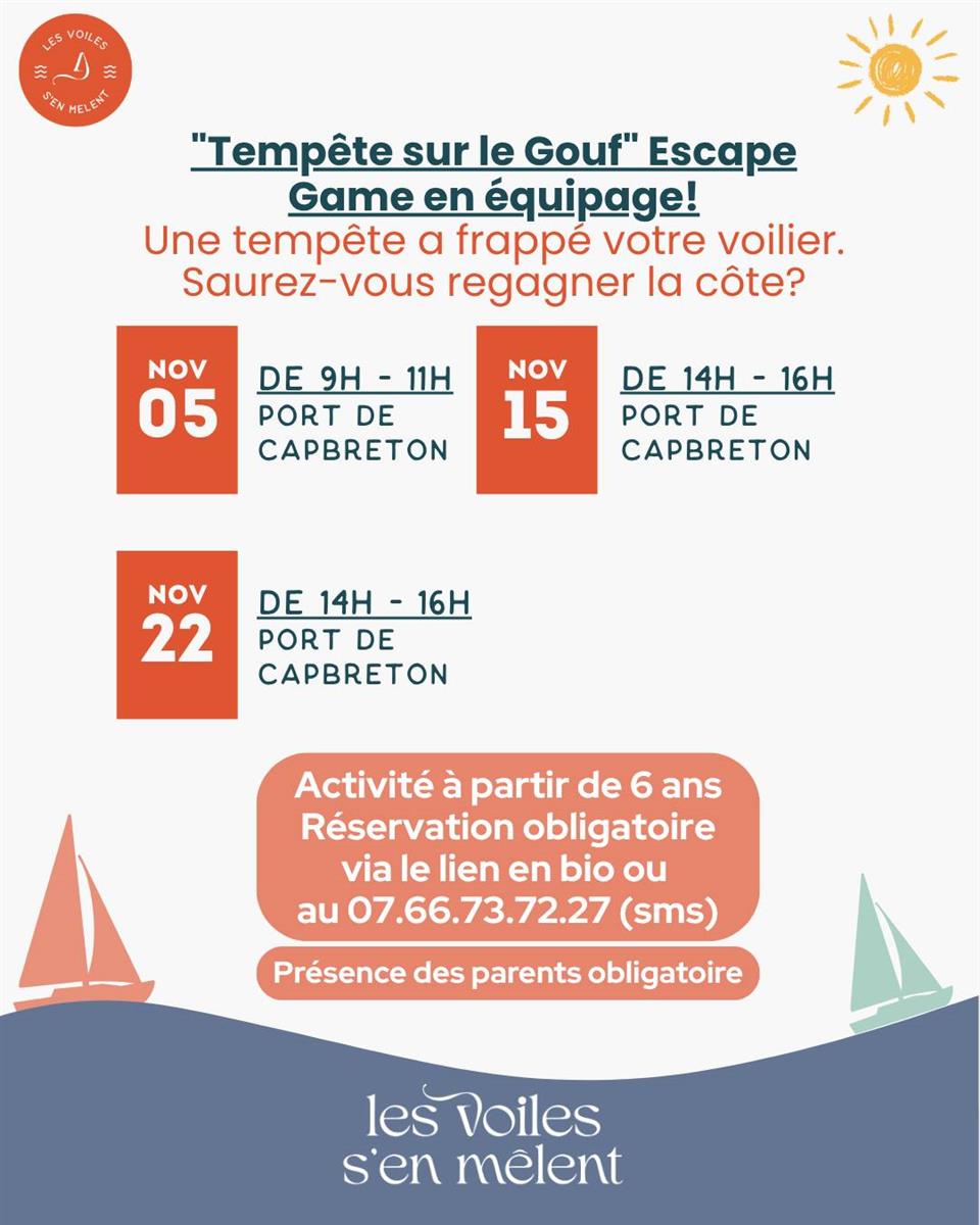Jeu de société / Escape-Game : "Tempête sur le ...
