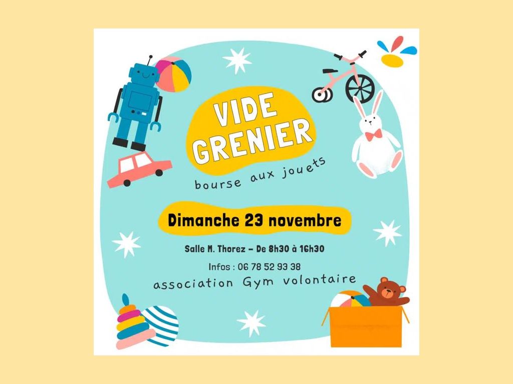 Vide-grenier bourse aux jouets