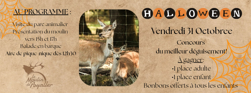 Halloween au Moulin de Poyaller