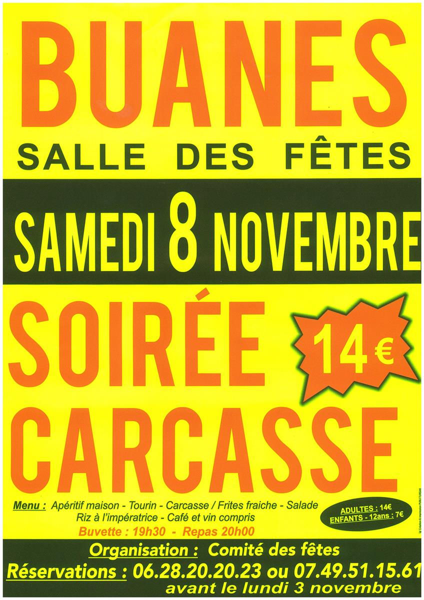 Soirée carcasses