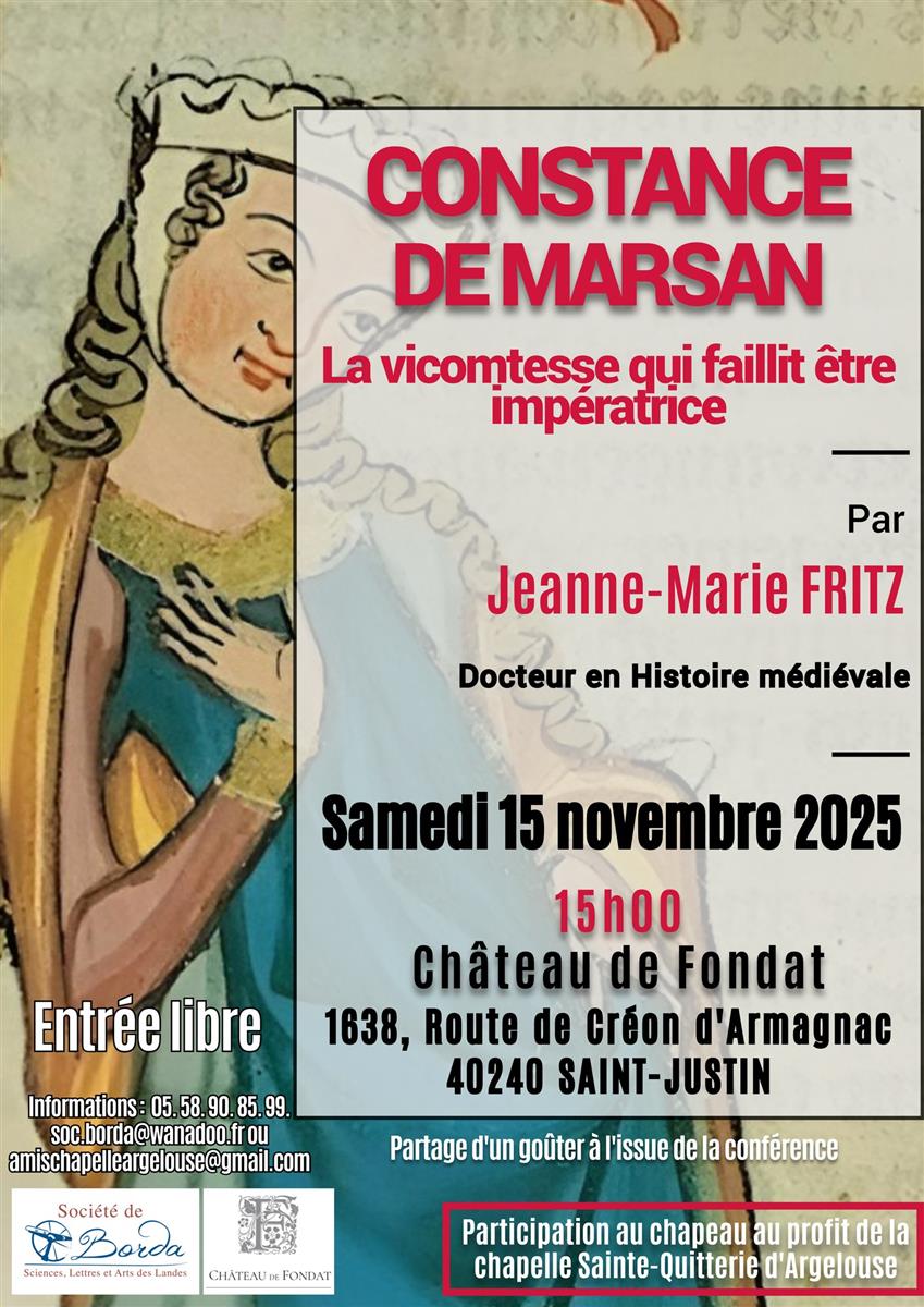 Conférence : Constance de Marsan