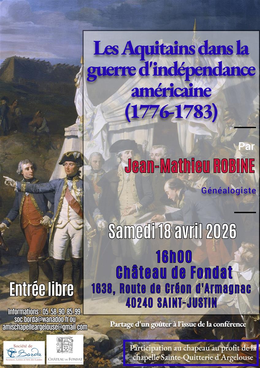 Conférence : Les aquitains dans la guerre d'in ...