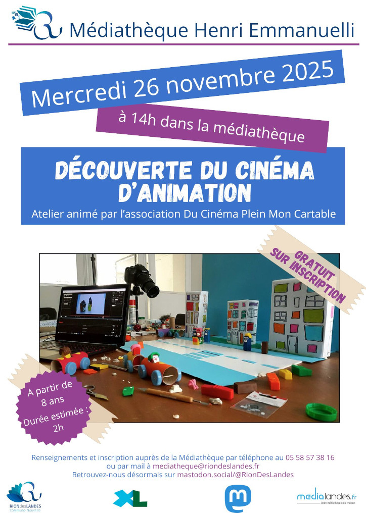 Découverte du cinéma d'animation