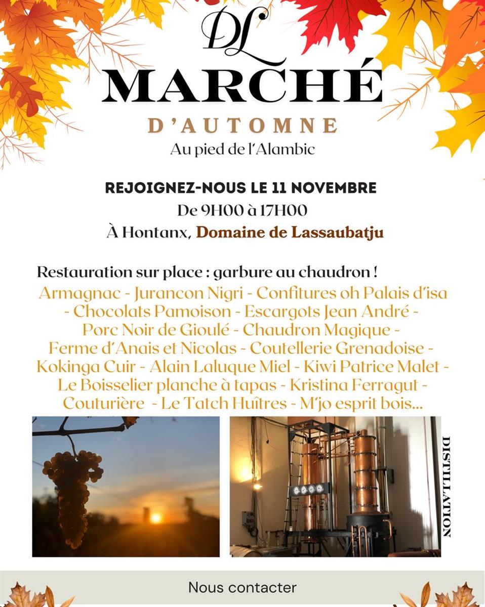 Marché d'Automne au pied de l'alambic