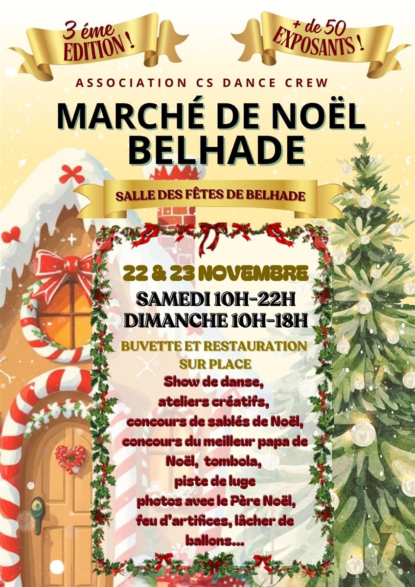 3ème Edition du Marché de Noël de BELHADE