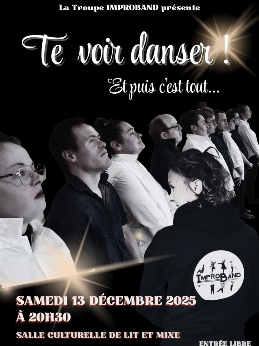 Spectacle "Te voir danser ! Et puis c'est tout..."