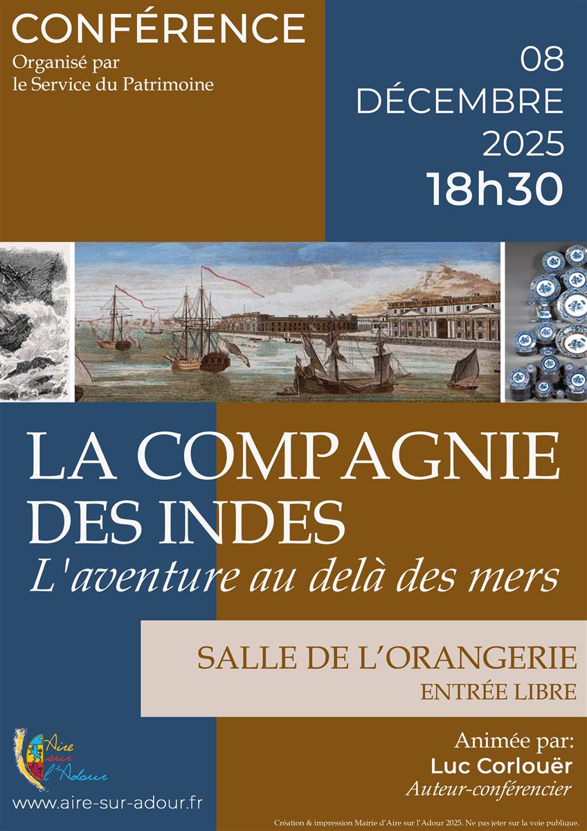 Conférence « LA COMPAGNIE DES INDES, L’AVENTUR ...