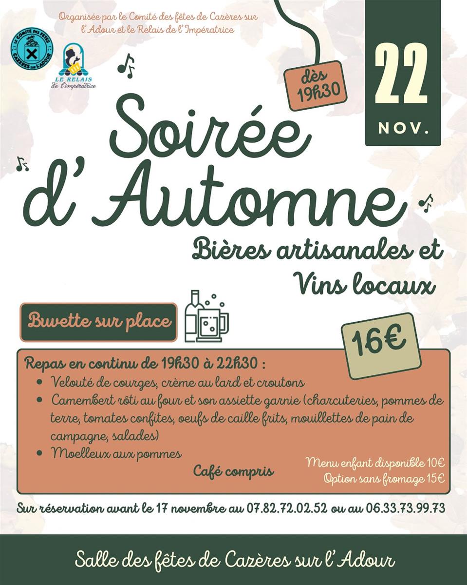 Soirée d'automne
