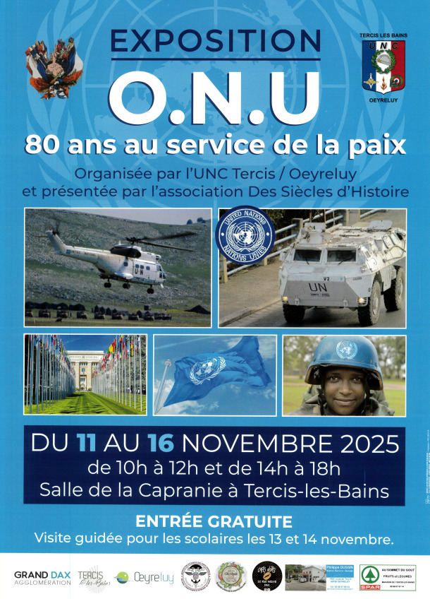 Exposition : ONU 80 ans au service de la PAIX