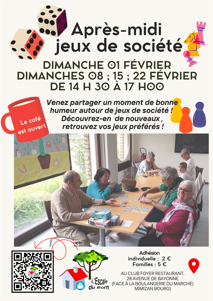 Après midi Jeux de société