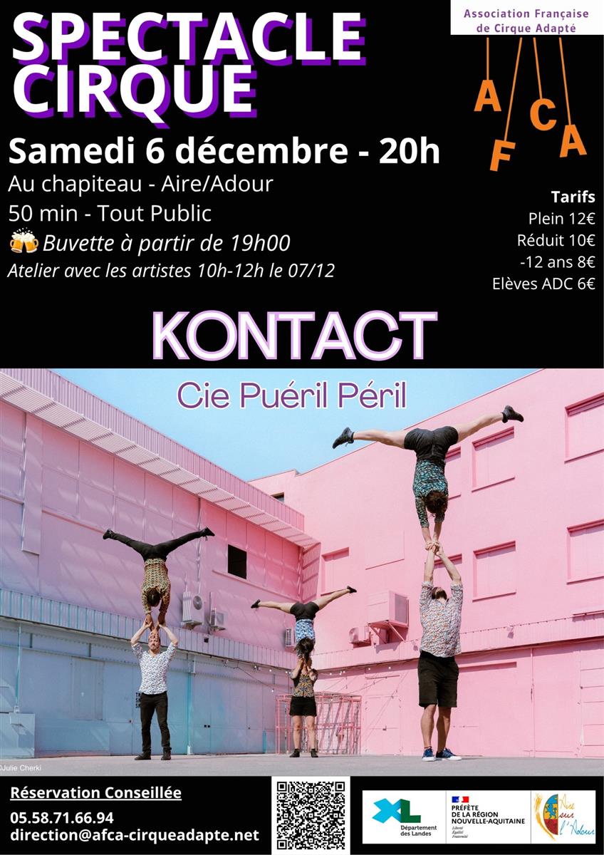 Atelier de rencontre avec une compagnie de cirque