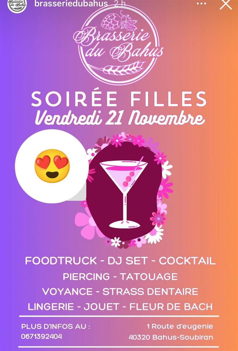 Soirée filles à la Brasserie du Bahus