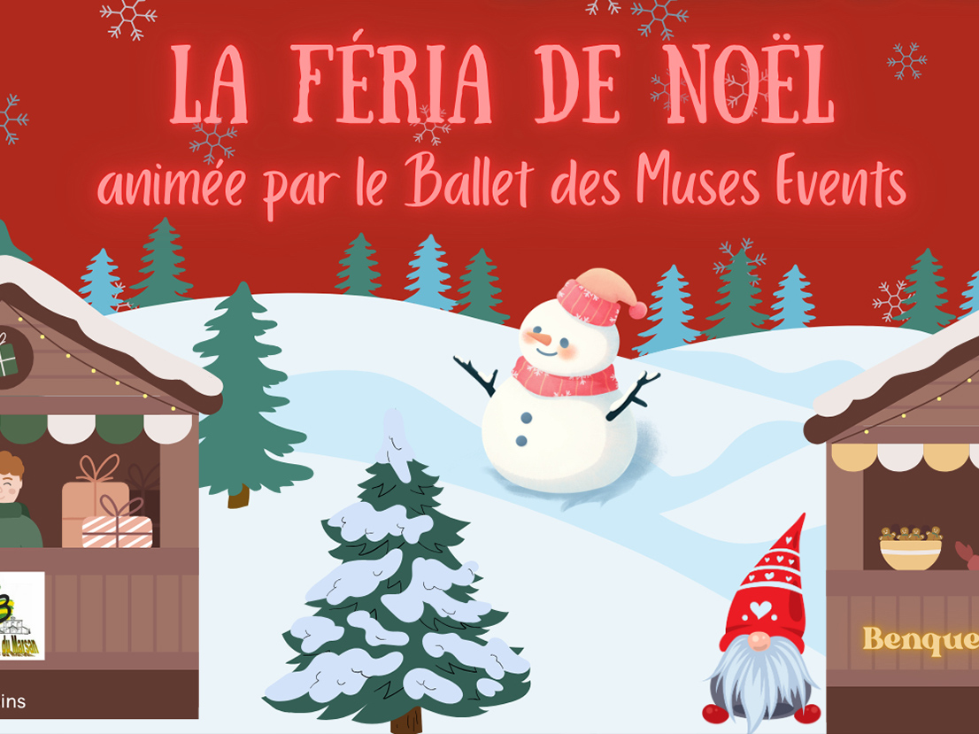 Marché artisanal saveurs de Noël