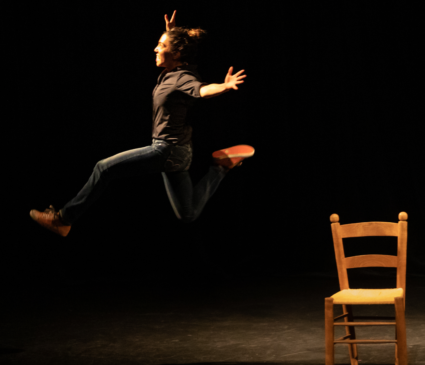 La famille vient en mangeant