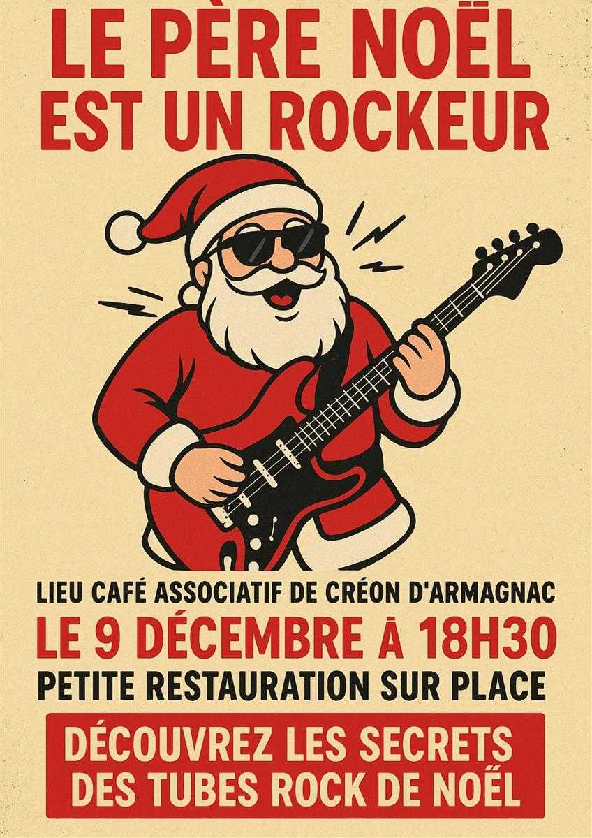 Concert : le Père Noël est un rockeur
