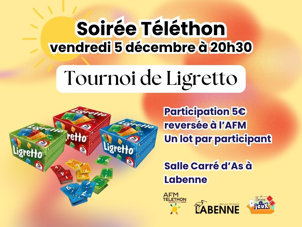 Téléthon - Tournoi de Ligretto
